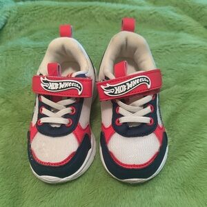 Kids Shoes - Red and Blue Hot wheel sneakers